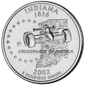 2002 Quarter - P - Indiana reverse